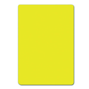 Lot de 10 intercalaires BD sans onglet polystyrène ép.1 mm - L25xH35,5 cm - Jaune