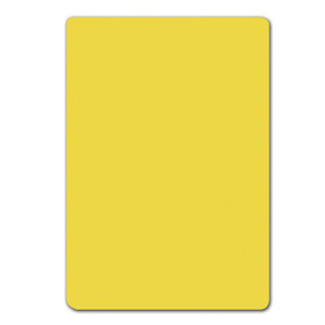 Lot de 10 intercalaires BD sans onglet polystyrène ép.1 mm - L25xH35,5 cm - Jaune