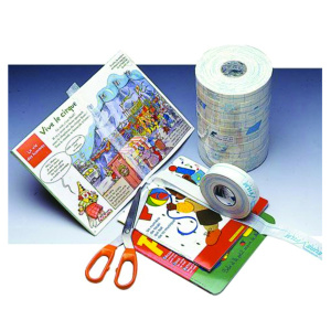 Rouleau de papier adhésif non tissé transparent de 25m ép.100 microns - L3 cm