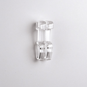 PINCE TRANSPARENTE POUR SUPPORT TREILLIS