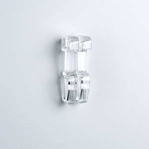 PINCE TRANSPARENTE POUR SUPPORT TREILLIS