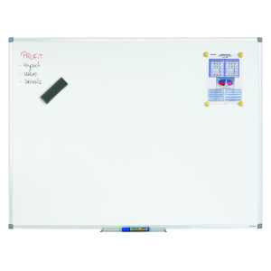 Tableau laqué et magnétique coloris blanc -l.120 x h.90 cm