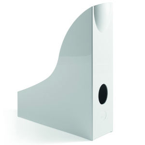 Lot de 6 porte-revues opaque - L7xP24,1xH30,6 cm - Gris