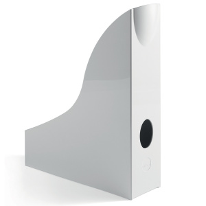 Lot de 6 porte-revues opaque - L7xP24,1xH30,6 cm - Gris