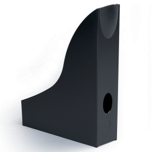 Lot de 6 porte-revues opaque - L7xP24,1xH30,6 cm - Noir