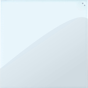 Tableau en verre - 100x100 cm - Blanc