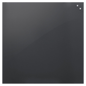 Tableau en verre - 100x100 cm - Gris