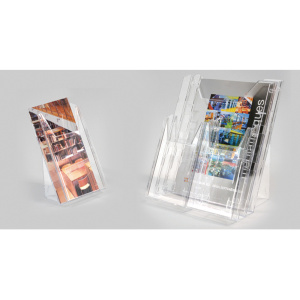 Présentoir multi-compartiments polystyrène - L12xP11,7xH19,8 cm