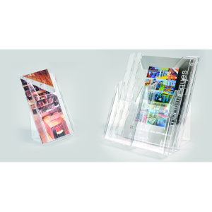 Présentoir multi-compartiments polystyrène - L12xP11,7xH19,8 cm