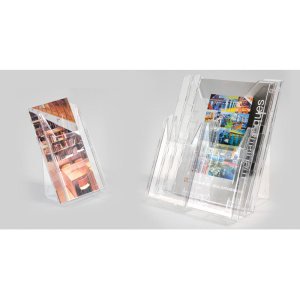 Présentoir multi-compartiments polystyrène - L12xP11,7xH19,8 cm