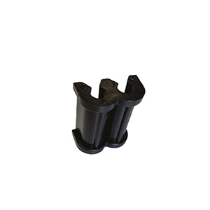 Lot de 3 charnières pour panneau treillis multiusage - Noir