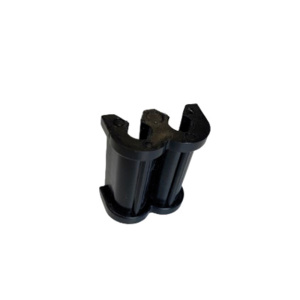Lot de 3 charnières pour panneau treillis multiusage - Noir