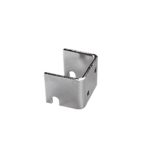 Lot de 2 attaches murales époxy pour panneau treillis multiusage - Gris