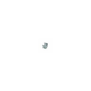 Lot de 2 attaches murales époxy pour panneau treillis multiusage - Gris