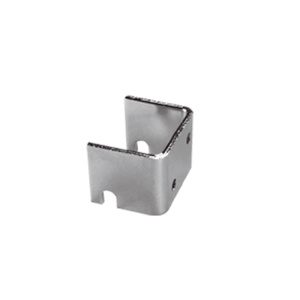 Lot de 2 attaches murales époxy pour panneau treillis multiusage - Gris