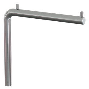 Porte sac urine chromé pour fauteuils KLUB/KOMBI/KOSMO - L18,5xH17,8 cm