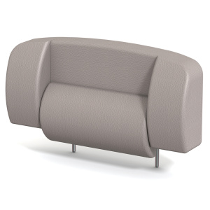 Têtière ergonomique tissu enduit pour fauteuils KLUB/KOMBI/KOSMO - L52xP14xH22,5 cm
