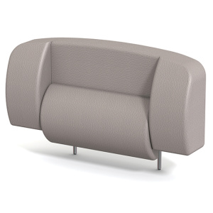 Têtière ergonomique tissu enduit pour fauteuils KLUB/KOMBI/KOSMO - L52xP14xH22,5 cm