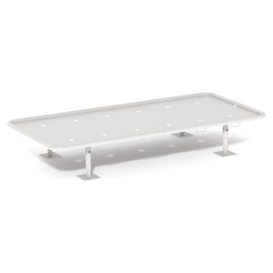 Lit d'isolement L1490 époxy H30 cm - 200x90 cm - Gris clair RAL 7035
