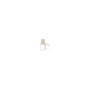 Chaise WEB 950 coque polypropylène piètement chromé - T6 - Noir