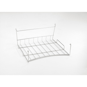 Casier fil porte-document chrom? sous assise pour chaise WEB 950