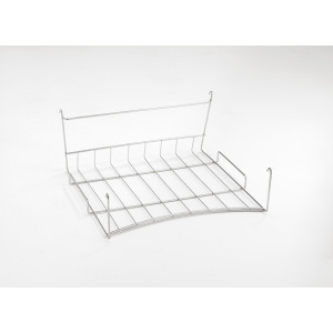 Casier fil porte-document chromé sous assise pour chaise WEB 950