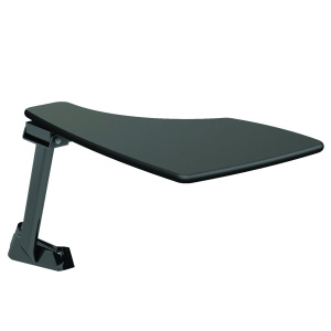 Tablette écritoire rabattable droitier CDF stratifié pour chaise pliante PLICHAISE - Ardoise