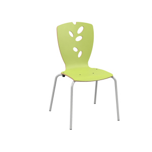 Chaise IXIA coque C11 Natura stratifié chant brut piètement époxy - T6