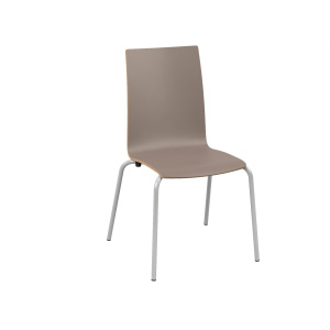 Chaise IXIA PREMIUM coque Alvana C12 stratifié chant brut piètement époxy - T6