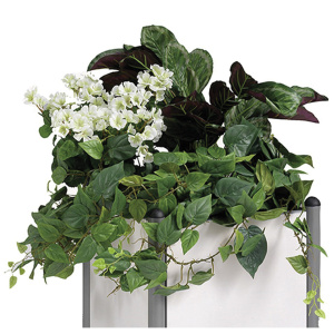 Composition florale pour bacs