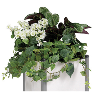 Composition florale pour bacs