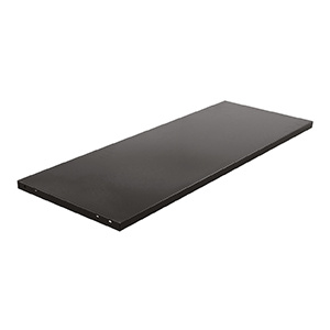 Tablette époxy pour armoires monobloc L120 cm - Noir RAL 9005