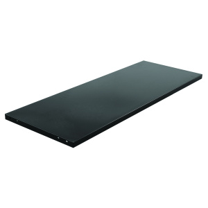 Tablette époxy pour armoires monobloc L120 cm - Noir RAL 9005