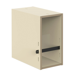 Support UC NOVA mélaminé - L29xP54xH56 cm - Ivoire/Coquille d'œuf