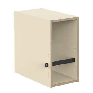 Support UC NOVA mélaminé - L29xP54xH56 cm - Ivoire/Coquille d'œuf