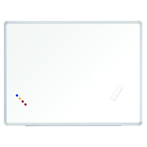 Tableau d'affichage blanc pour feutre - 100x200 cm