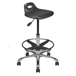 Siège FIPU mobile assise et dossier polyuréthane avec repose-pieds - H53,5 à 78,5 cm