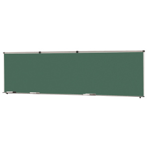 Piste graphique murale vert pour craie - L200xH60 cm