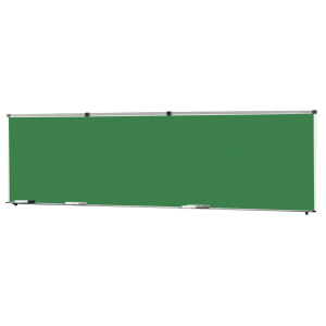 Piste graphique murale vert pour craie - L200xH60 cm