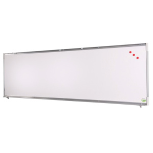 Piste graphique murale blanc pour feutre - L200xH60 cm