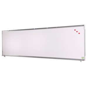 Piste graphique murale blanc pour feutre - L200xH60 cm