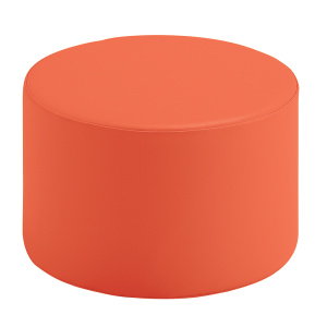 Pouf tissu enduit Comète - D40xH40 cm - Clémentine