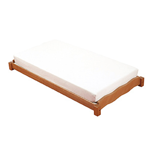 Couchette KOALA bois incolore sommier mélaminé - 120x60 cm