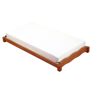 Couchette KOALA bois incolore sommier mélaminé - 120x60 cm