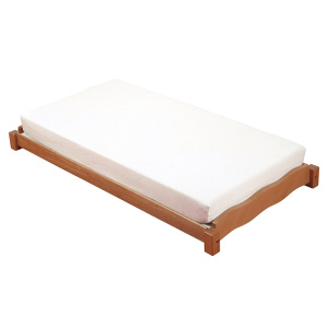 Couchette KOALA bois incolore sommier mélaminé - 120x60 cm