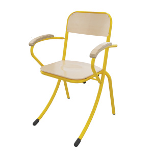 Bridge TRÉVISE AST assise et dossier Blueprotech® accoudoir bois piètement époxy - T6