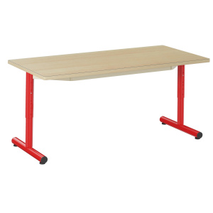 Table PETITE FRIMOUSSE HR plateau stratifié chant bois pièt. Époxy - 120x60 cm - T1 à T4