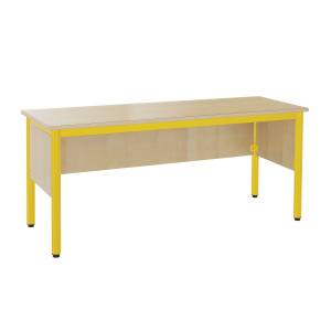 Chaire de professeur NOVA plateau ép.21 mm stratifié chant bois piètement époxy - 160x64 cm - T6