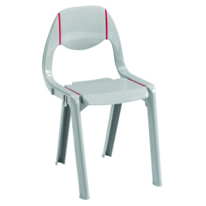 Chaise EXCEL polypropylène - T6 - Gris