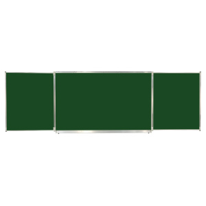 Tableau triptyque vert pour craie - L150xH100 cm